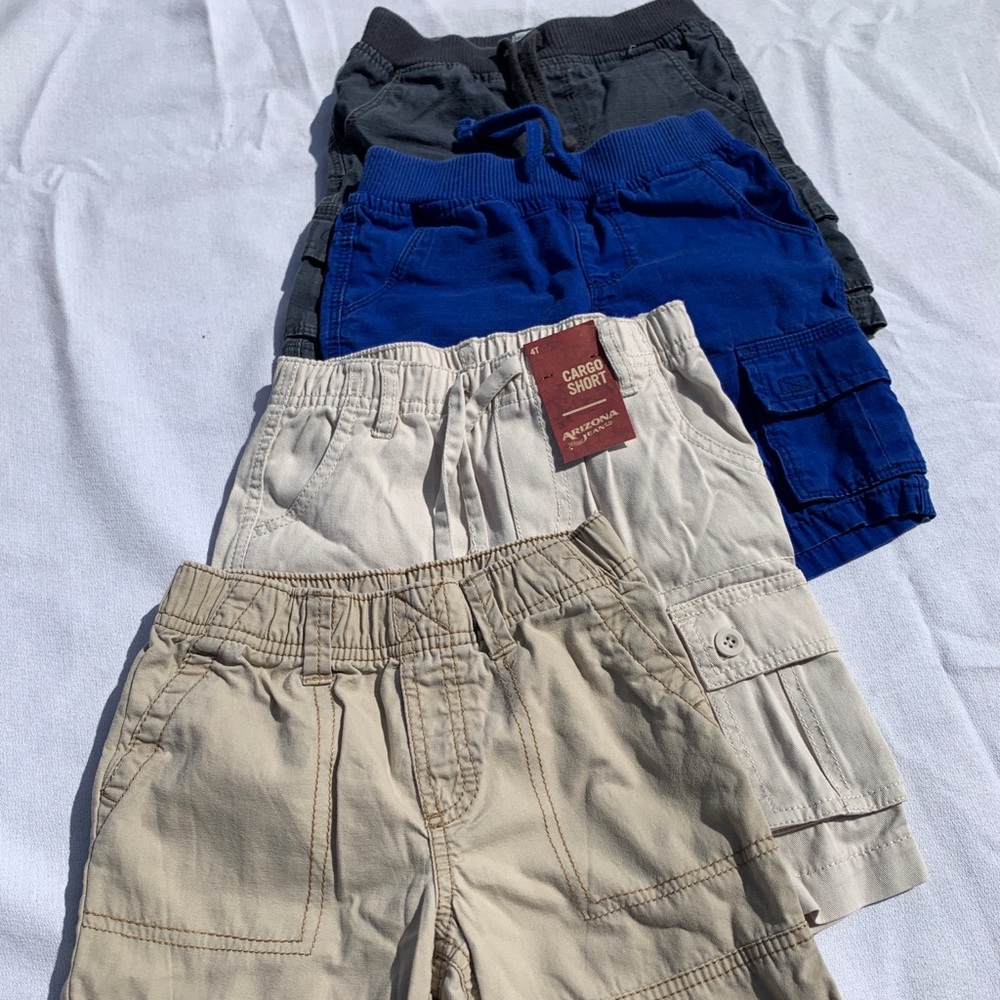4T cargo shorts combo for boys